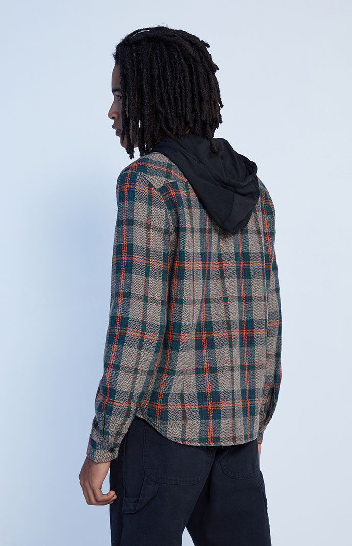 Pacsun flannel shop hooded