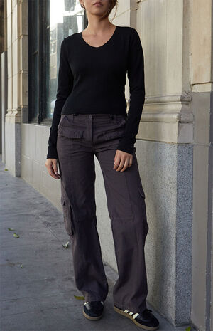 Black Paige Long Sleeve Top image number 3