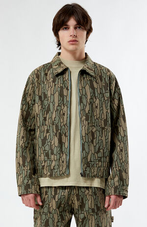 Bark Camo Bull Denim Jacket image number 1