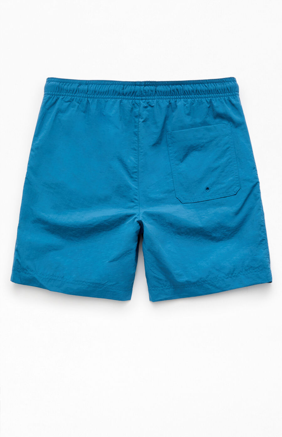 Pacsun Blue Collegiate 6.5'' Swim Trunks | Pacsun