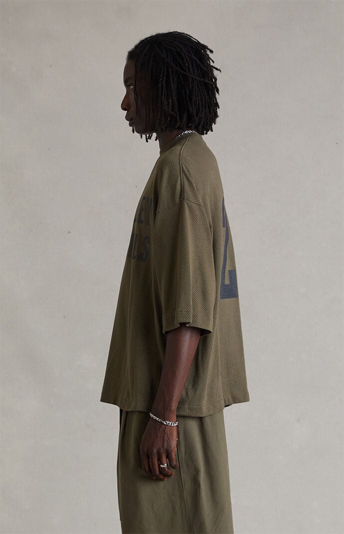 Fear of God ESSENTIALS Moss Mesh Merch T-Shirt