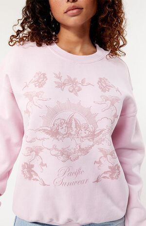 Pacific Sunwear Angel Sunrise Crew Neck Sweatshirt image number 2