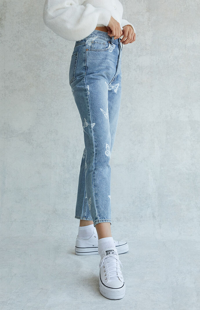 Butterfly Ultra High Waisted Slim Fit Jeans