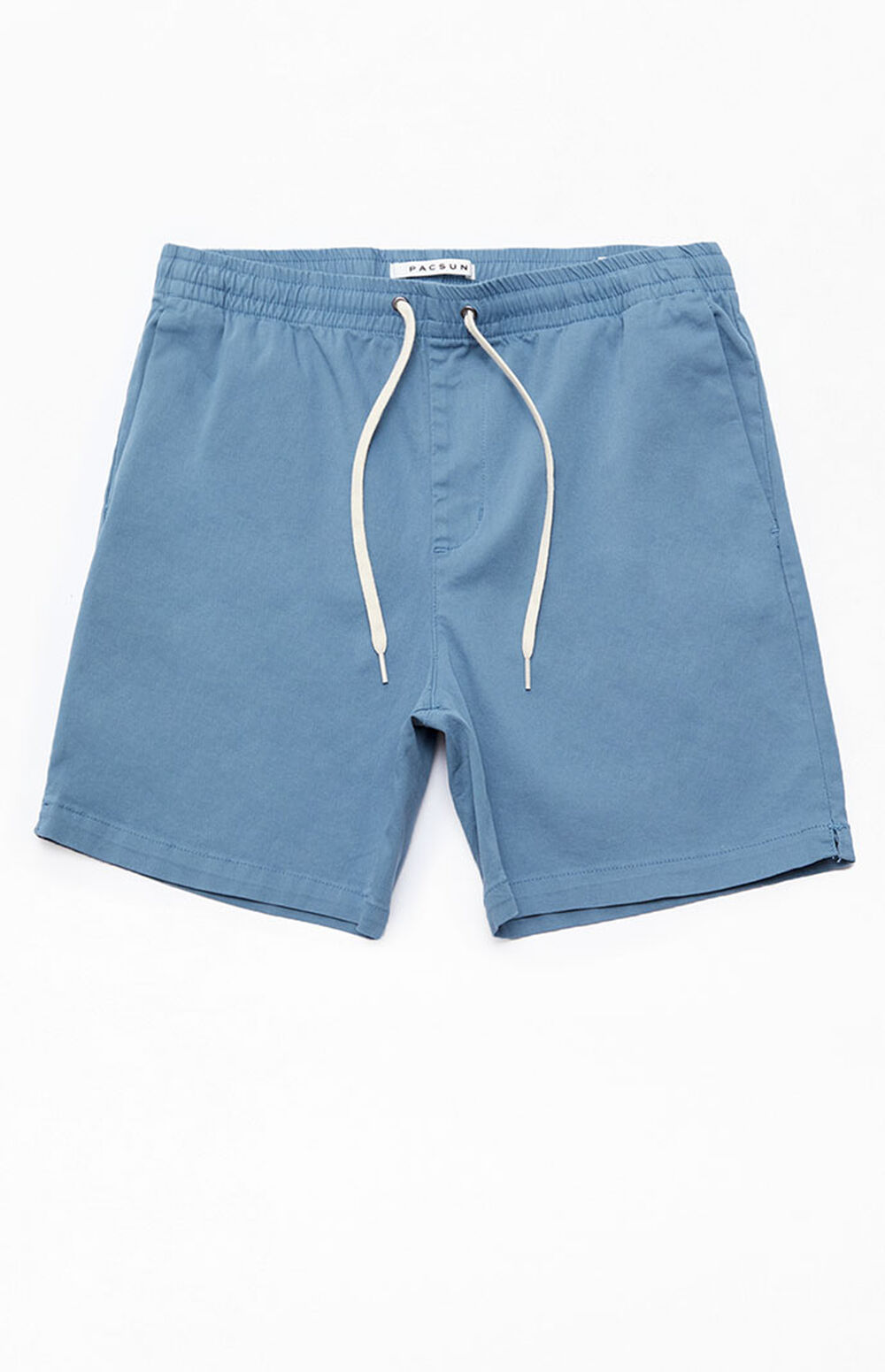PacSun Blue Twill Volley Shorts PacSun