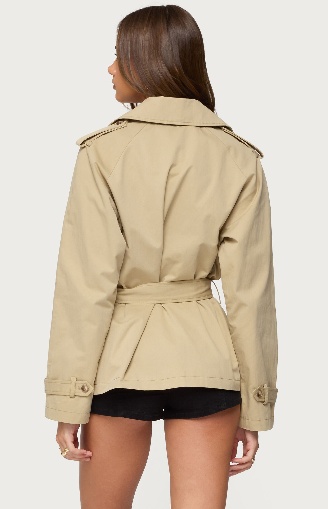 Edikted Tobie Raglan Trench Jacket | Pacsun