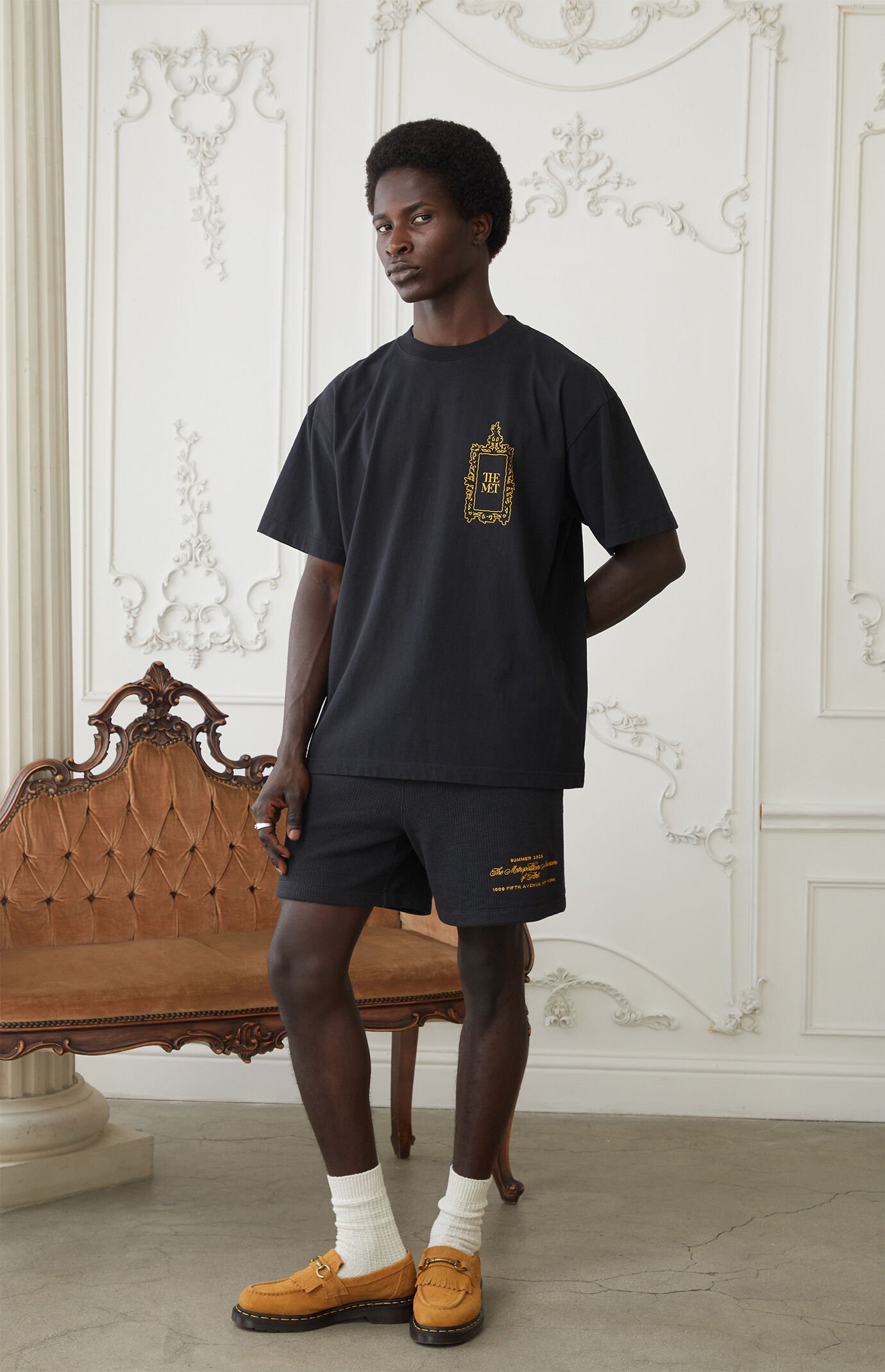 The Met x Pacsun Waffle Knit Shorts