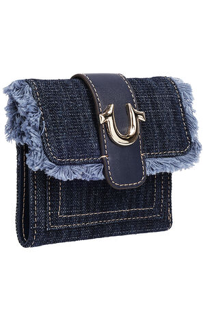 Frayed Flap Small Trifold Wallet image number 2