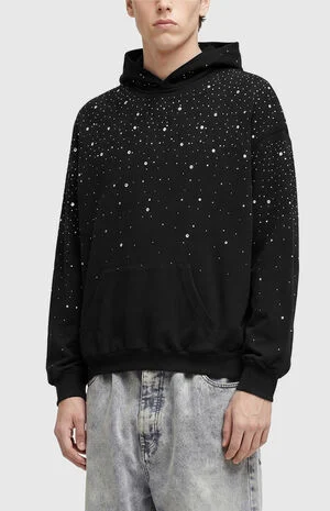 Rhinestone Fleece Hoodie image number 3