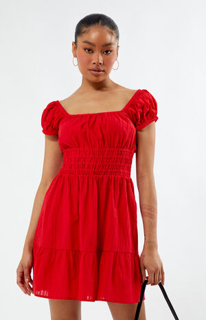 Raya Cap Sleeve Mini Dress image number 1