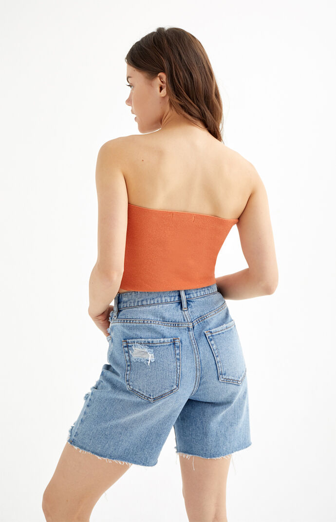 Cinch Sweater Tube Top