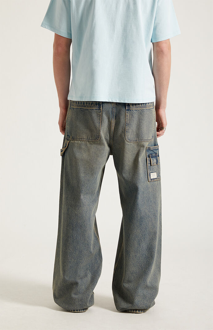 Pacsun Dylan Baggy Jeans Carpenter Medium Blue Tint | Pacsun