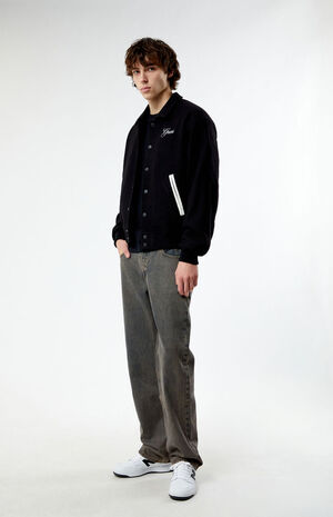 Wool-Blend Varsity Jacket image number 4