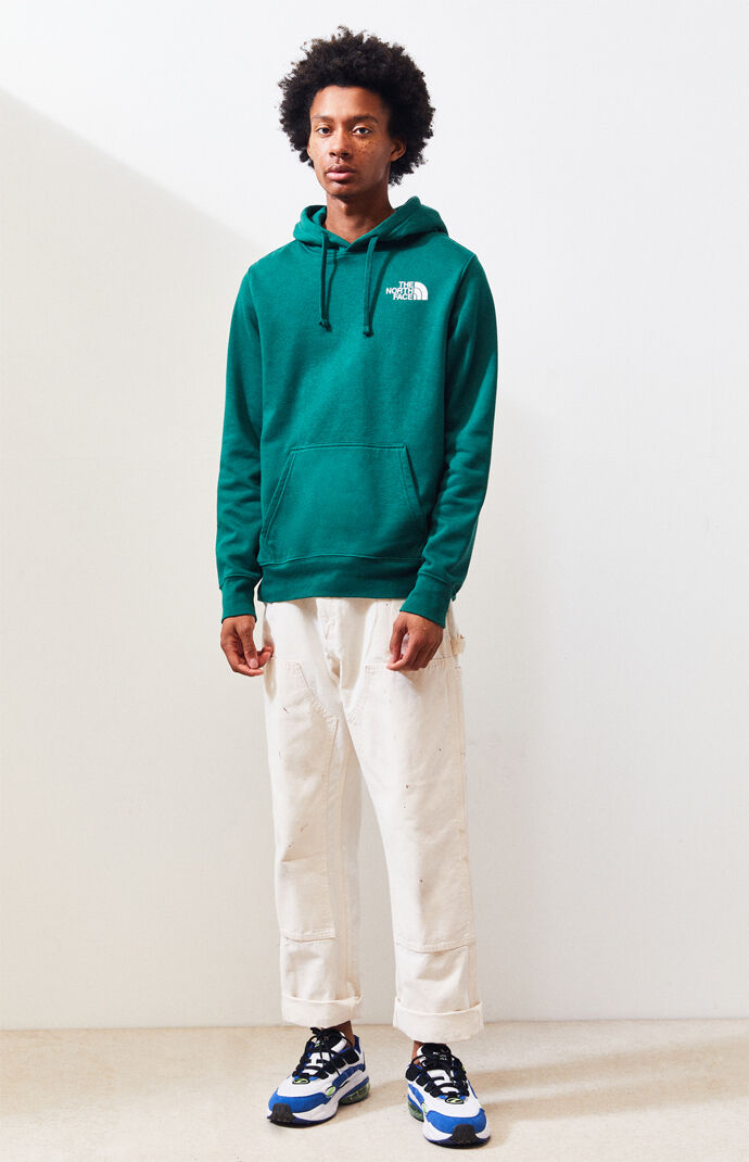 Green Red Box Pullover Hoodie