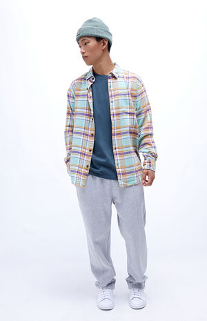 Stroll Classic Long Sleeve Plaid Shirt Stroll Classic Long Sleeve Plaid Shirt image number null