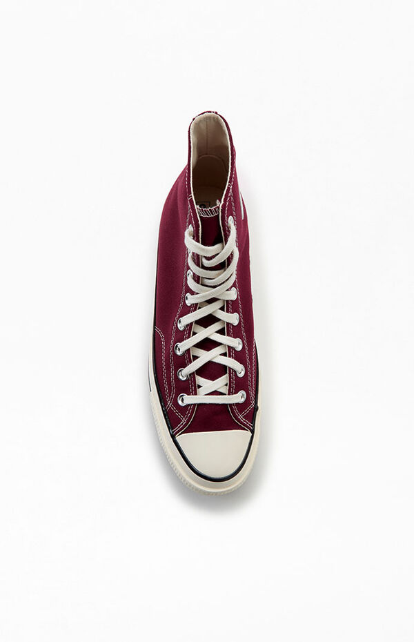 Converse Recycled Burgundy Chuck 70 High Top Shoes | PacSun Converse Recycled Burgundy Chuck 70 High Top Shoes | PacSun