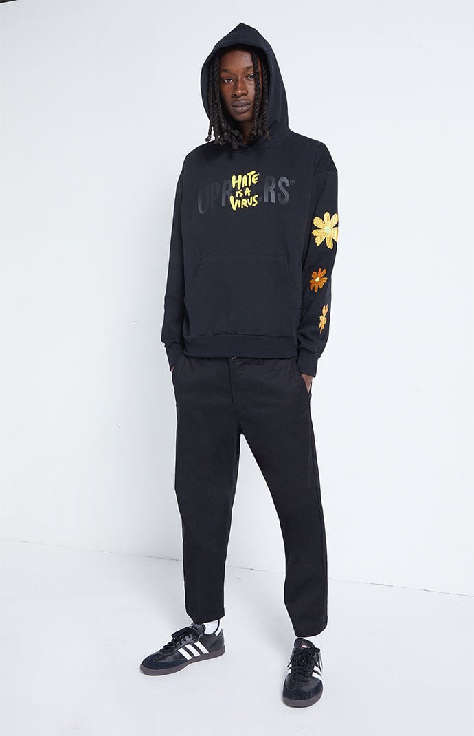 Obey end hate black hoodie 2025