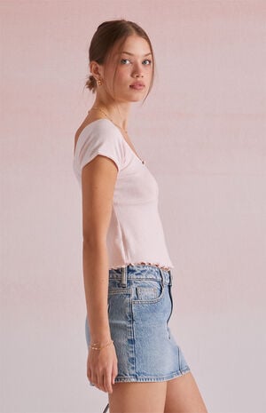 Maggie Pointelle T-Shirt image number 3