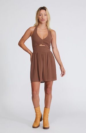 Cutout Halter Dress image number 4