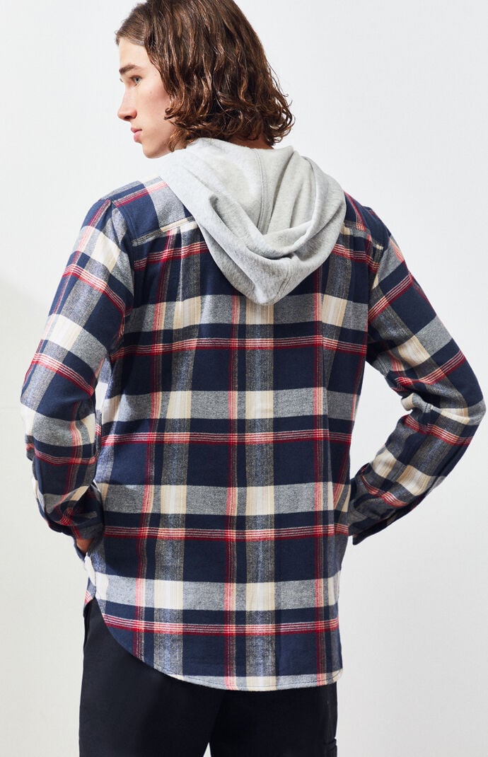 Pacsun deals hooded flannel