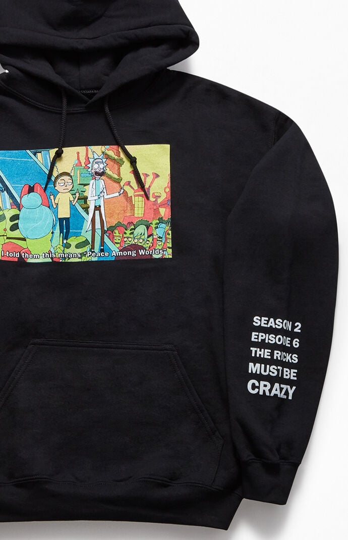 Rick and morty hoodie pacsun store