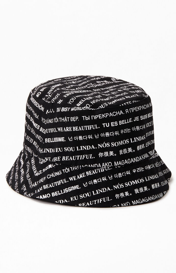 We Are Beautiful Reversible Bucket Hat