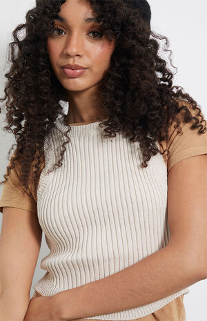 Ribbed Sweater Tank Top image number 3