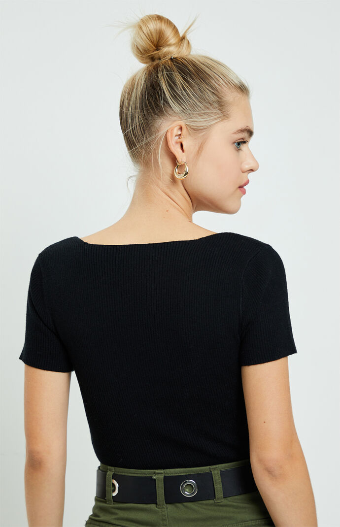 Lover Girl Cinched Sweater T-Shirt