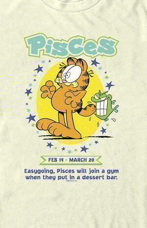 Pisces Garfield T-Shirt image number 2