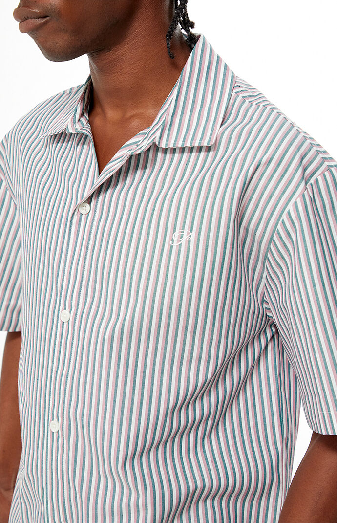 Pacsun Paseo Striped Camp Shirt