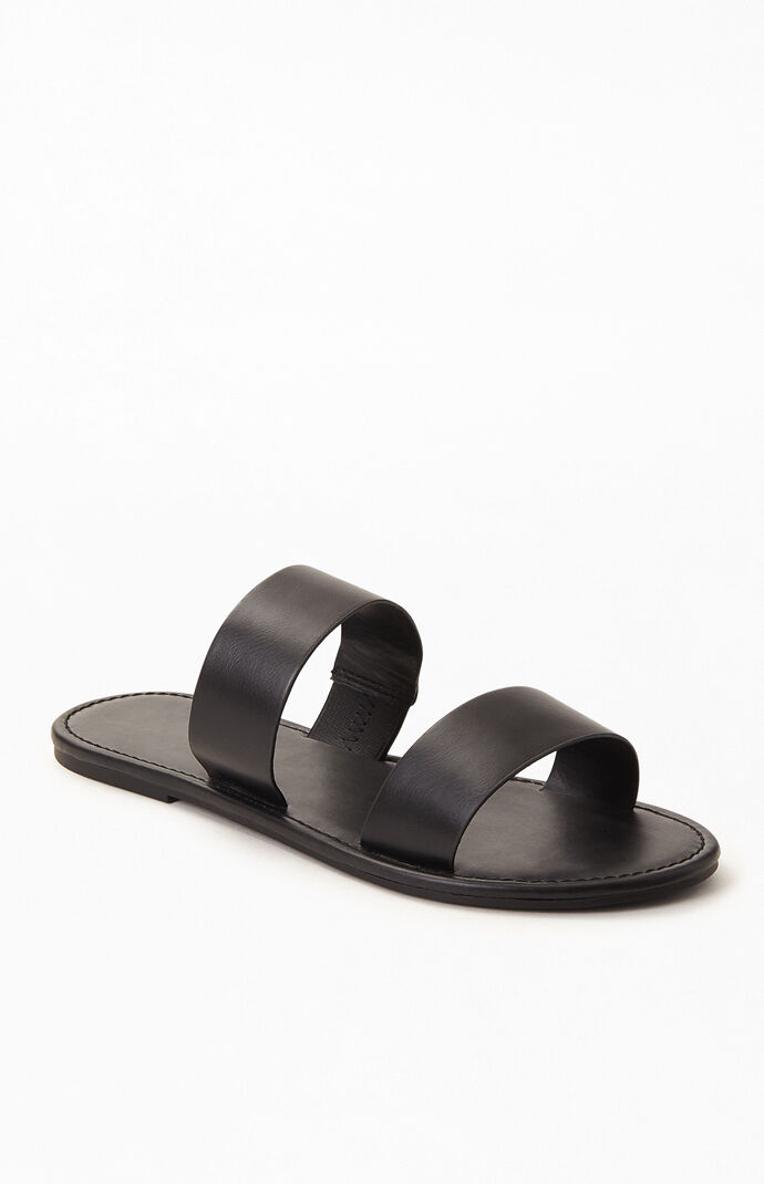 Women's Pu Double Strap Sandals