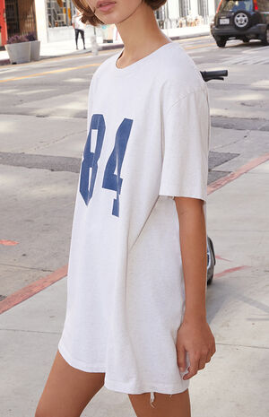 Light Gray Penelope 84 Oversized T-Shirt image number 3