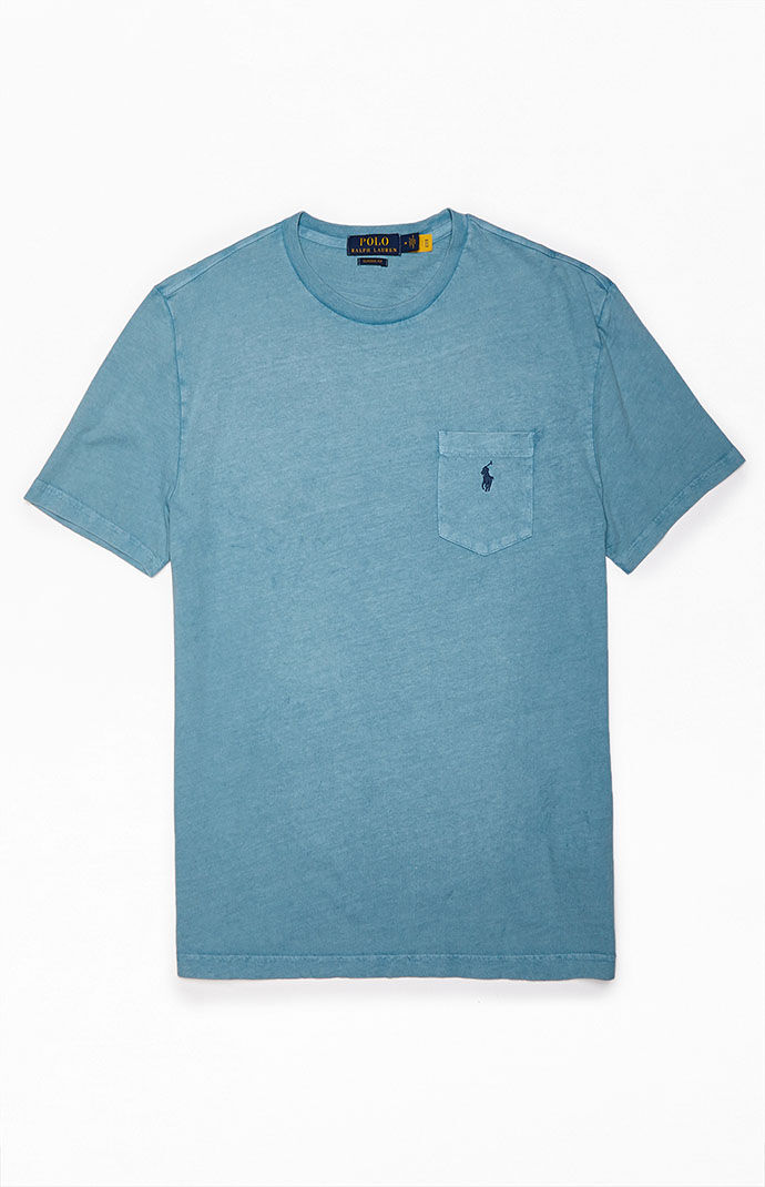 폴로 랄프로렌 Polo Ralph Lauren Classic Fit Cotton-Linen Pocket T-Shirt