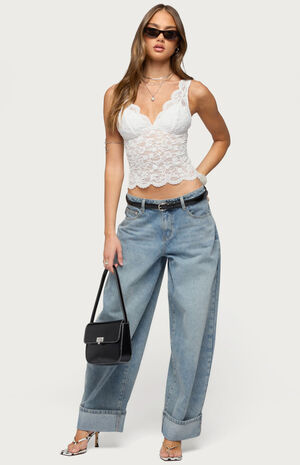 Araura Velvet Lace Top image number 5