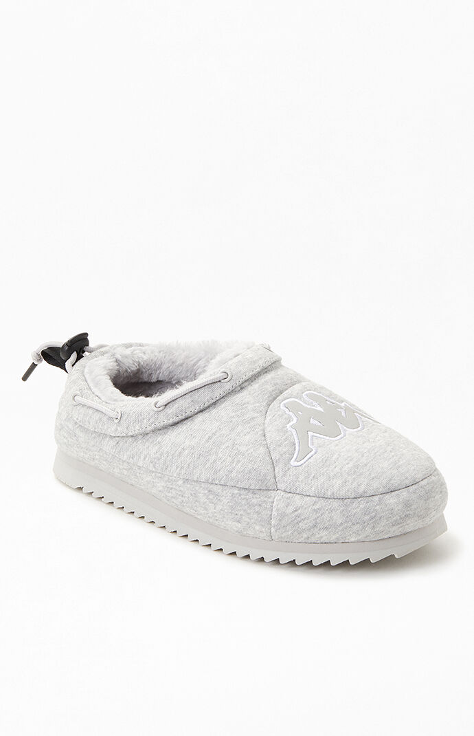 Grey Logo Tasin Adjustable Slip-On Shoes