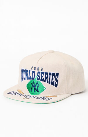 NY Yankees 2009 World Series Champions Snapback Hat image number 4