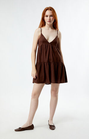 Classic Tiered Mini Dress image number 4