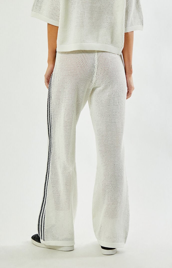 adidas Knitted Crochet Firebird Track Pants | Pacsun