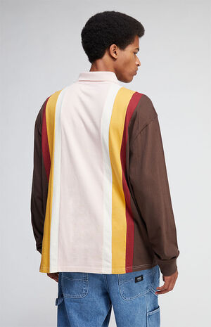 Multi Colorblock Long Sleeve Rugby Shirt image number 3