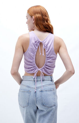 Tie Back Babydoll Top image number 4