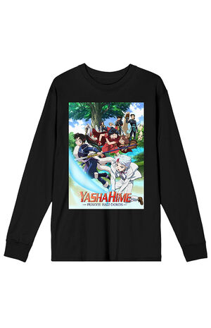 Yashahime Anime Poster Art Long Sleeve T-Shirt image number 1