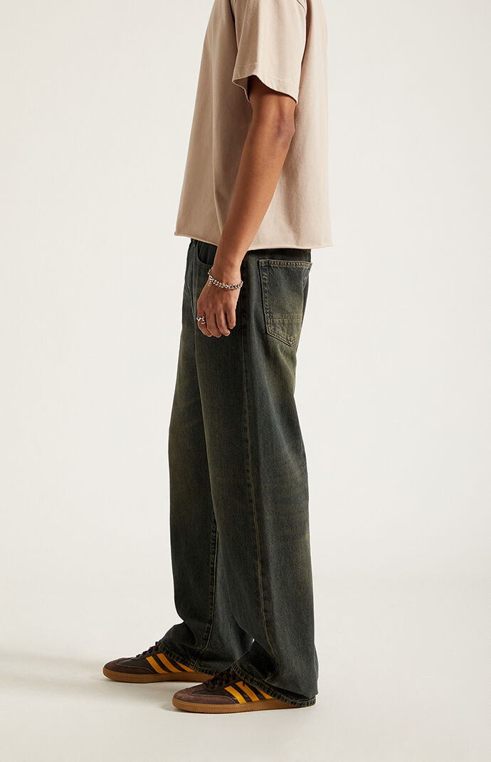 Pacsun Dylan Baggy Jeans Dark Blue Tint