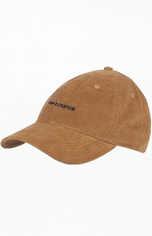 New Balance Washed Corduroy Strapback Dad Hat image number 1