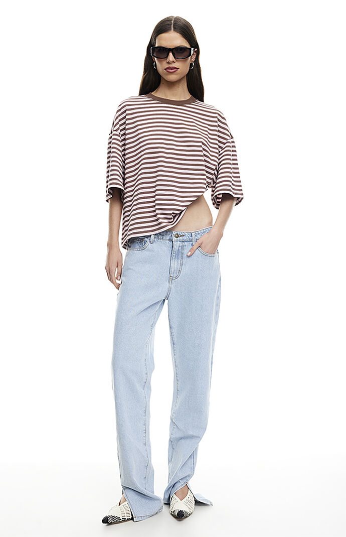 LIONESS Bloom Striped Short Sleeve T-Shirt