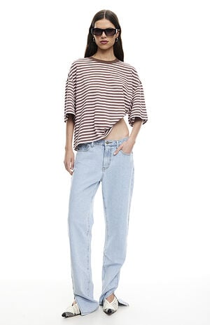 Bloom Striped Short Sleeve T-Shirt image number 4