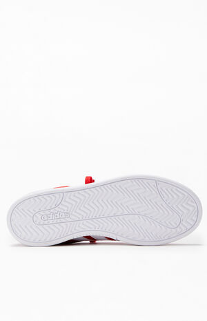 Women's Red Grand Court Alpha Sneakers Women's Red Grand Court Alpha Sneakers image number 4