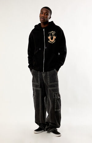 Rope Logo Zip Up Hoodie image number 5