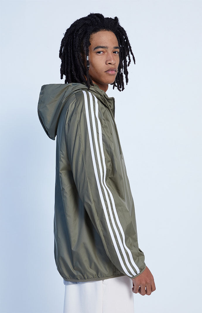 Adidas originals outline lightweight windbreaker jacket top