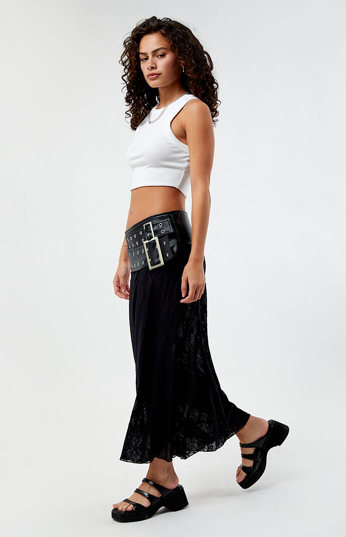 WEWOREWHAT Double Belt Midi Skort | PacSun