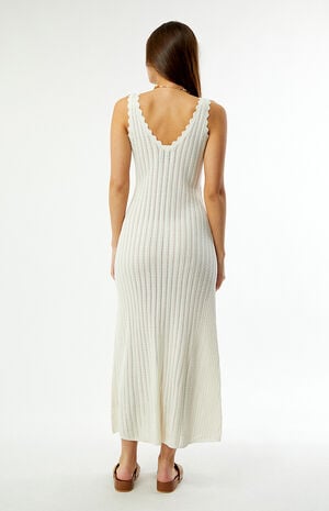 Scallop Knit Maxi Dress image number 3
