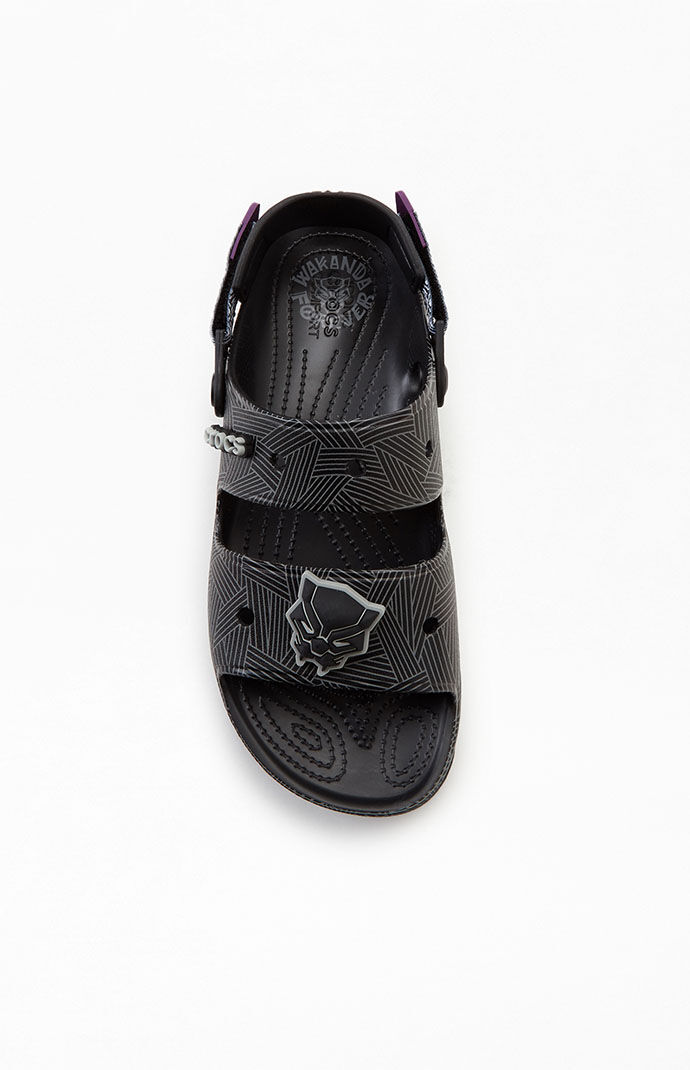 Black online panther sandals